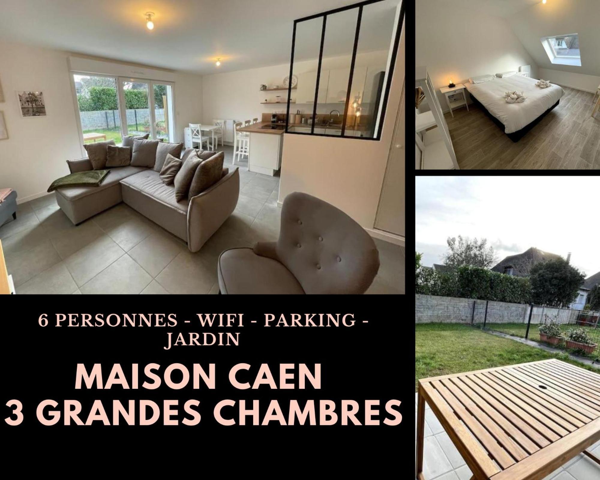 Freesia, Maison Neuve Avec Jardin Et Garage Caen Luaran gambar